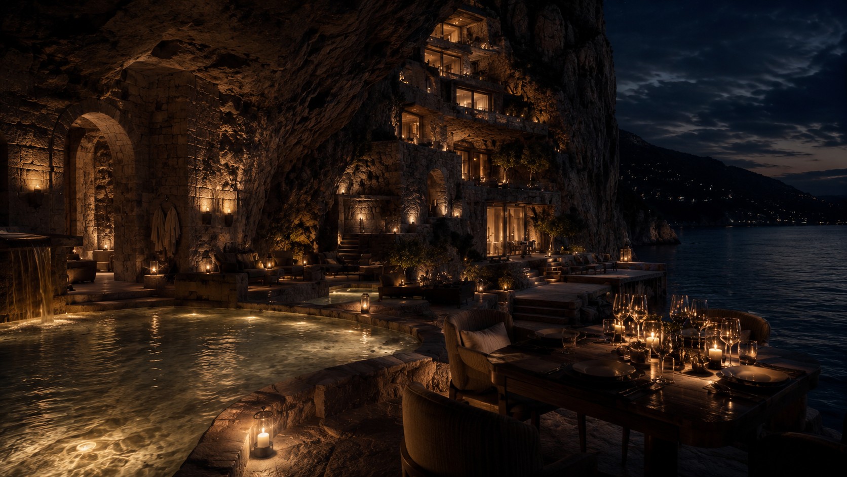 Spa et dîner nocturne NOCTIS